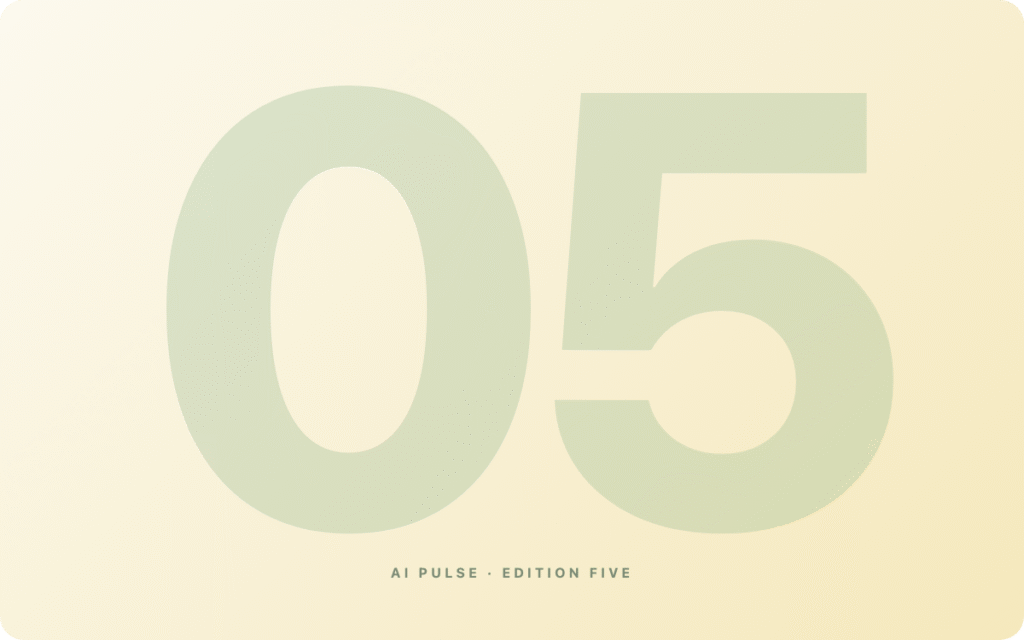 AI Pulse #5 cover — "Claude can now use your computer"
