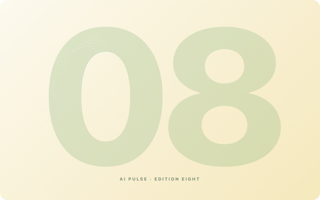 AI Pulse #8 cover — "Opus 4.7 lands after a month of complaints"